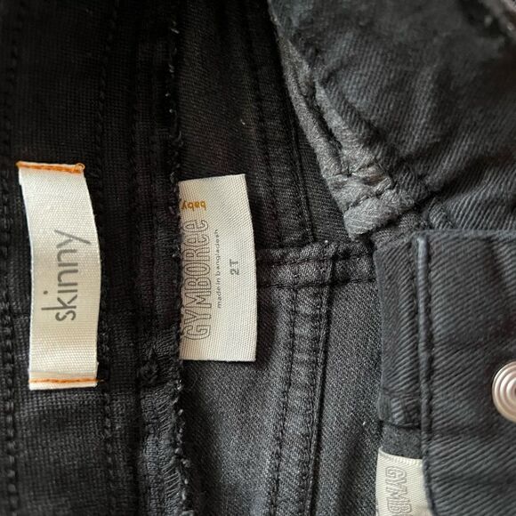 Gymboree skinny Boy Black jeans size 2 t - Picture 4 of 5